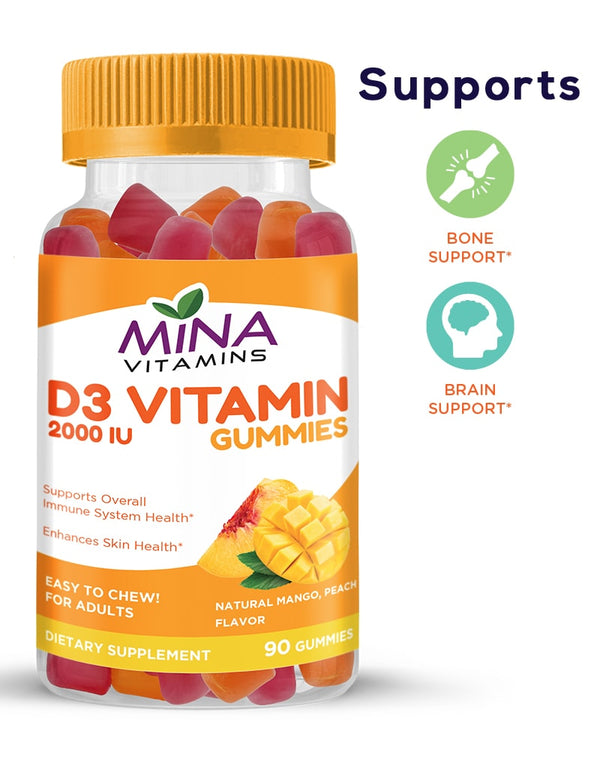 Halal Mina Vitamin D3 - Vegetarian, Non-GMO, Gluten Free 90ct