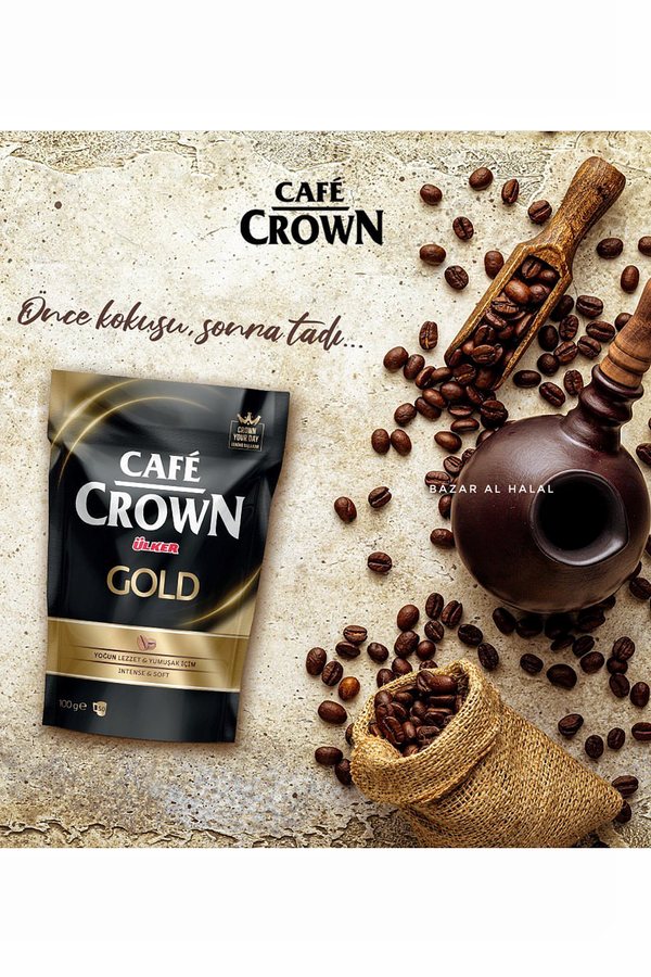 Ulker Cafe Crown Gold Instant Soft Coffee - 100gr