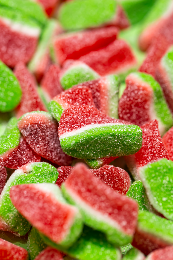 Halal Sugared Gummy Watermelon