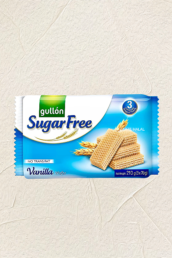 Gullon Sugar Free Vanilla Wafer - Trans Fat Free