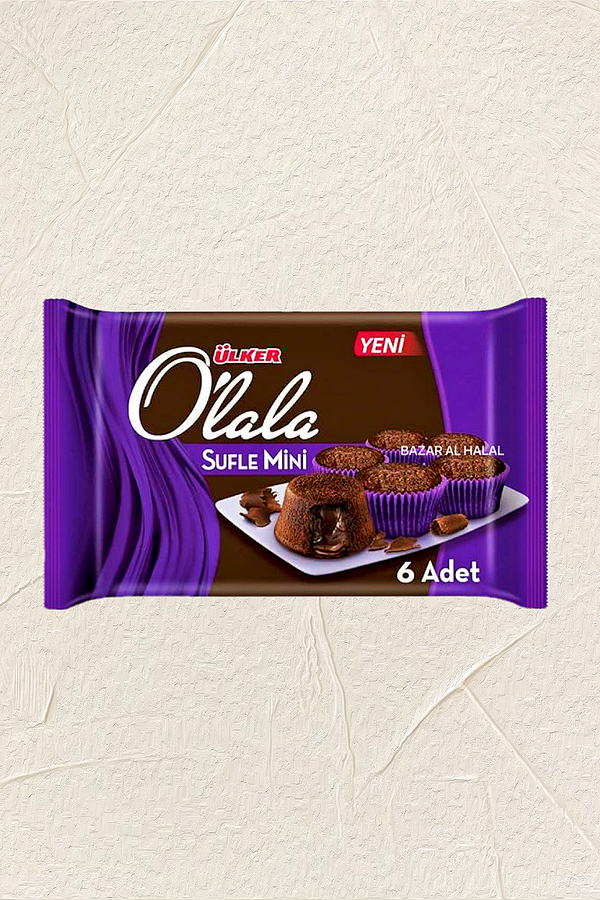 Ulker Olala Delicious 6Pc Mini Chocolate Soufflé Cakes