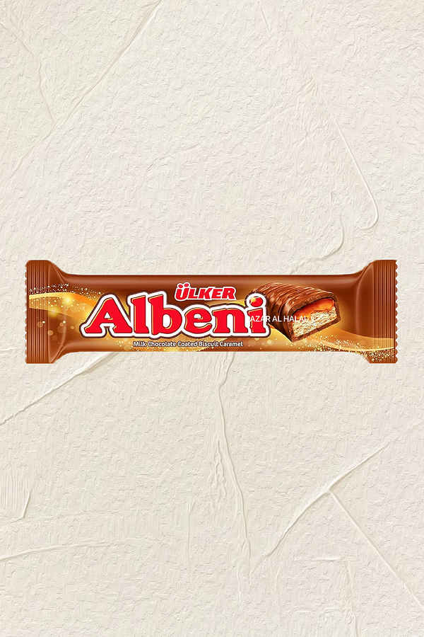 Ulker Albeni Milk Chocolate Biscuit Bar - With Caramel