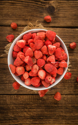 Organic Freeze Dried Whole Strawberries - Unsweetened