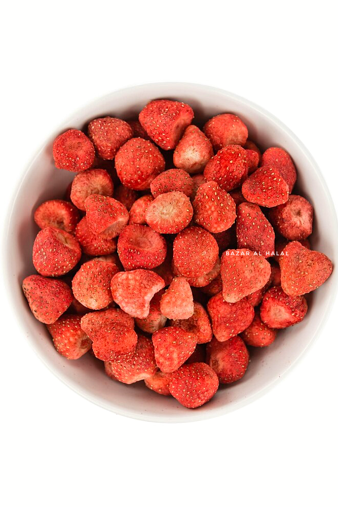 Organic Freeze Dried Whole Strawberries - Unsweetened