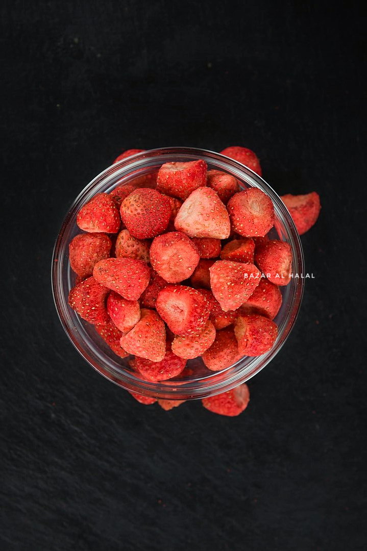 Organic Freeze Dried Whole Strawberries - Unsweetened