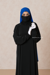 Black Salam Abaya - Comfy & Flowy - Silk Crepe